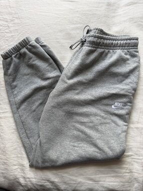 Nike Womens Gray Fleece Joggers